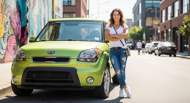 Women with Kia Soul