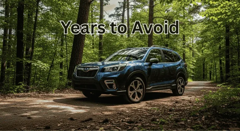 Subaru Forester Years to Avoid