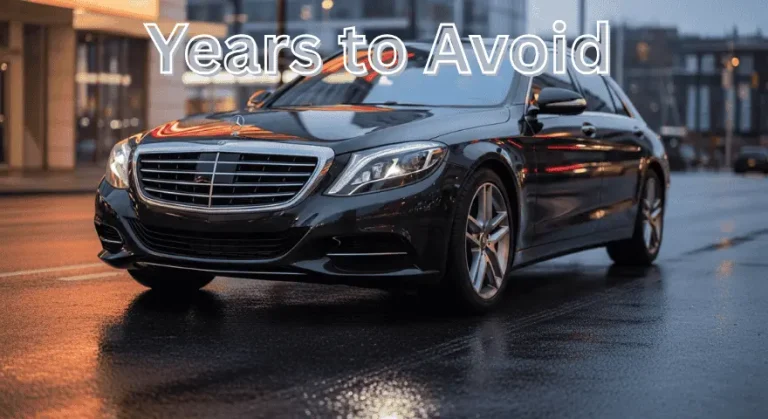 Mercedes S550 Years to Avoid